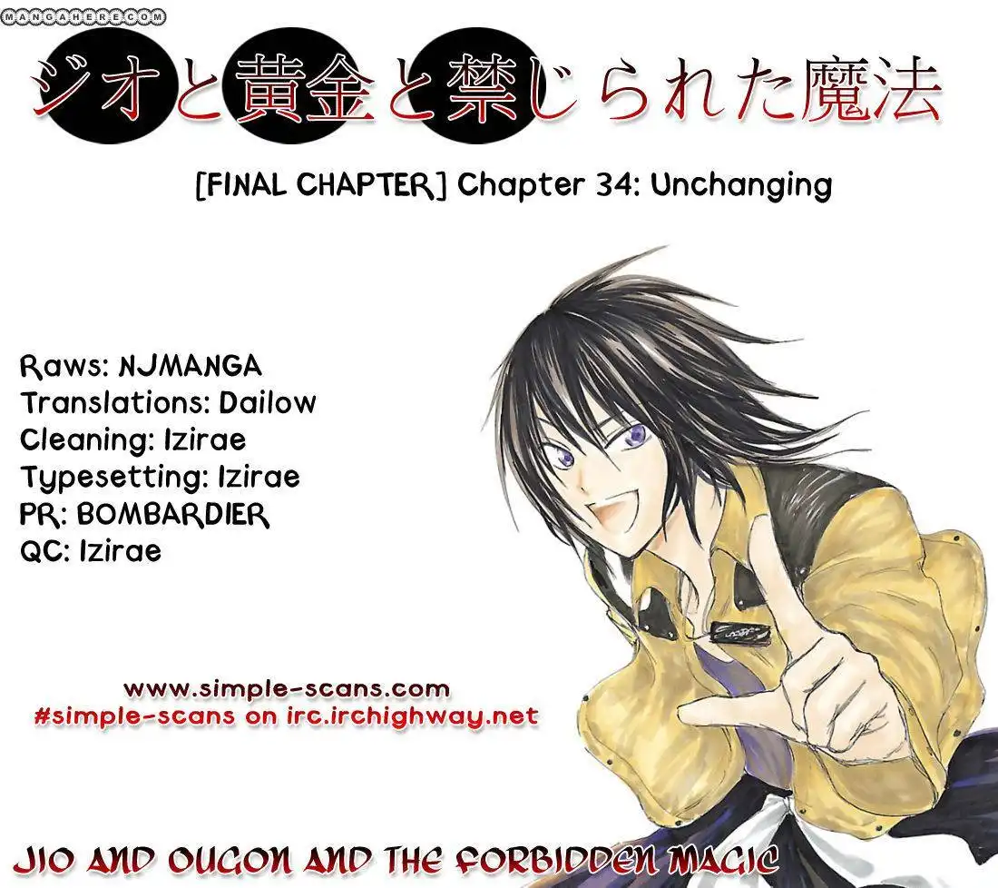 Jio to Ougon to Kinjirareta Mahou Chapter 34 1